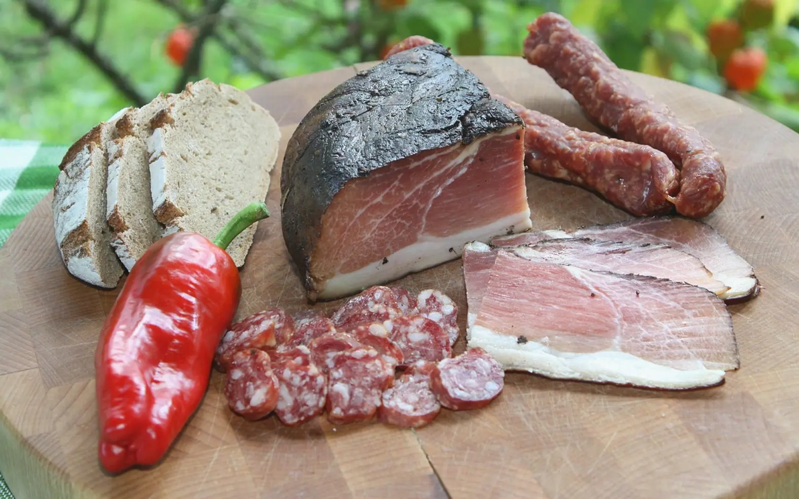 Flesh, sausage and food